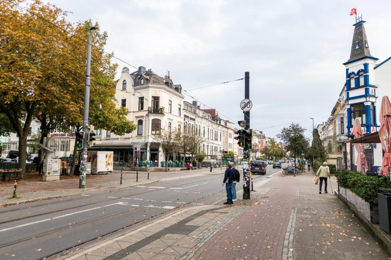 Exklusive Wohnung Am Weserdeich BRE Exteriör bild